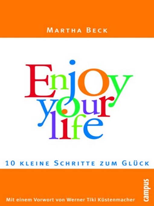 Cover image for Enjoy your life